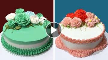 Amazing Birthday Cakes Decorating Ideas ???? How to Make Chocolate Cake ???? So Easy Cake Decorat...