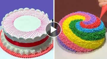 Most Satisfying Cake Decorating Tutorials | Yummy Chocolate Cake Recipes | So Yummy Cake Ideas