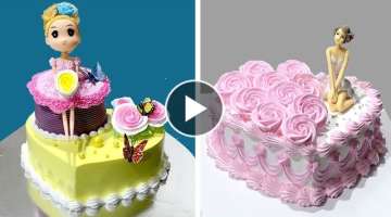 Best Birthday Cake Decorating Design Ideas for Children | How to Make Barbie Cake Decorating
