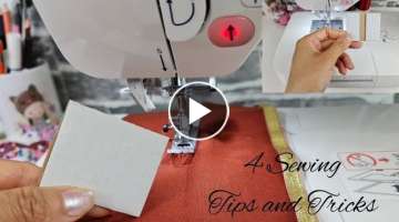 ⭐ 4 Clever Sewing Tips and Tricks that help you sew easier #27 | Sewing Technique for Beginners