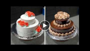 Most Satisfying Chocolate Cake Decorating Ideas ???? Easy Cake Decorating Tutorial for Early Octo...