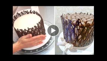 How To Make Chocolate WRAP Cage | CHOCOLATE HACKS by Cakes StepbyStep
