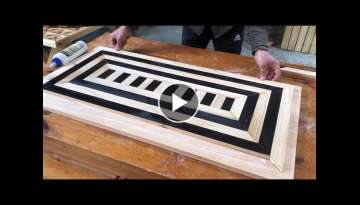 DIY Smart Wooden Furniture - DIY Multi Function 3d Table with Two Way Rotation