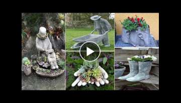 15 Awesome Concrete Garden Decor Ideas To Have The Most Beautiful Yard In The Neighborhood | gard...