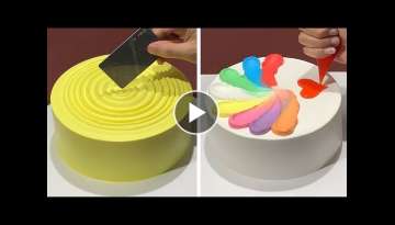 Most Satisfying Cake Decorating Tutorials Compilation | So Yummy Chocolate Cake Recipes