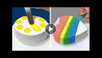 Amazing Cake Decorating Tutorial for Party | Most Satisfying Chocolate Decorating Ideas | So Easy