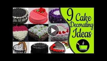 9 Cake Decorating Tutorials | Cake Decorating Ideas | Homemade Easy Cake Designs