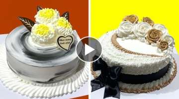Easy & Beautiful Cake Decorating Tutorial for Occasion | Most Satisfying Chocolate Cake Decoratin...