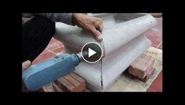 DIY wood stove - Ideas to make a wood stove from cement roof sheets