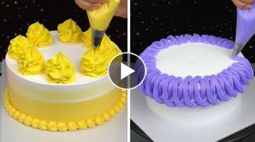 Perfect Cake Decorating Recipes Compilation | Most Satisfying Chocolate Cake Decorating Ideas Vid...