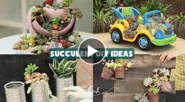 19 Succulent DIY Ideas| 19 Ý tưởng trang trí sen đá tuyệt đẹp| 多肉植物| 다육�...