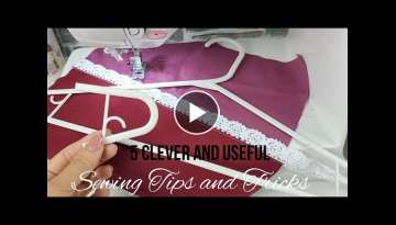 ???? 5 Clever Sewing Tips and Tricks that you have never seen before | Sewing Hacks with Hangers ...