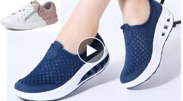 SPORTS JOGGING WOMEN SHOES COLLECTION 2020 BEST SNEAKERS STYLISH SPORTS COMFORTABLE CANVAS