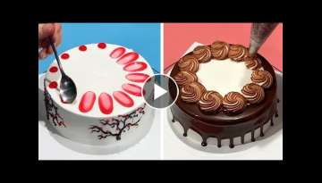 Fun & Creative Cake Decorating Ideas | Most Satisfying Chocolate Cake Decorating Tutorials
