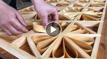 Amazing Design Ideas - DIY Table from Beautiful Flower Shaped Wooden Spokes