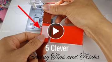 ???? 5 Clever Sewing Tips and Tricks that you should know | Sewing Technique for Beginners #26