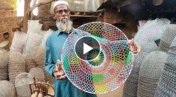 Wonderful Wire Basket Making By Talented Craftsmen
