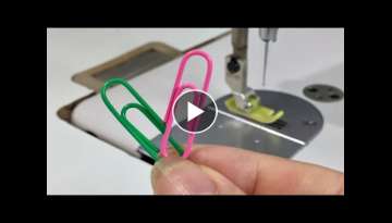 ✳️6 sewing tips and tricks with Paper Clips that you never knew/ 6 HACK PAPER CLIPS