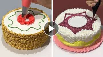 Most Satisfying Cake Decorating Compilation | Easy Cake Decorating Ideas | Birthday Cake Tutorial...