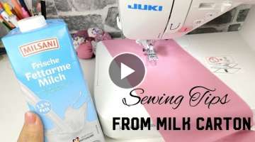 Very helpful Sewing Tips and Tricks with Milk Carton | Sewing Hacks Part 39 Tale Handmade