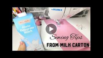 Very helpful Sewing Tips and Tricks with Milk Carton | Sewing Hacks Part 39 Tale Handmade