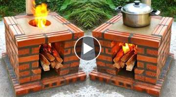 How to make an effective garden wood stove