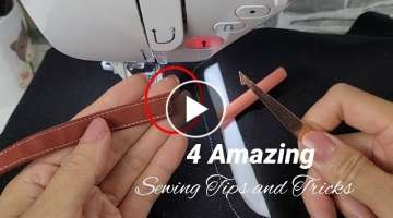 ???? 4 Amazing Sewing Tips and Tricks # 47 Sewing Techniques | Sewing Hacks