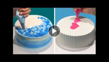 Awesome Birthday Cake Decorating Ideas For Beginners | Most Satisfying Chocolate Cake Recipes